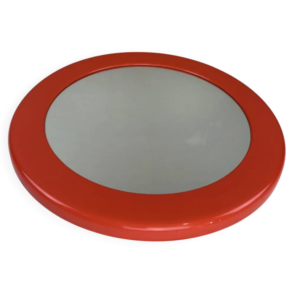 Miroir orange vintage