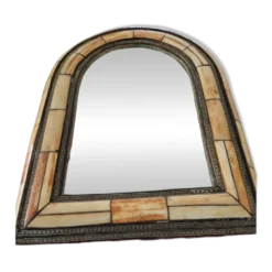 Miroir oriental ancien laiton – forme arche