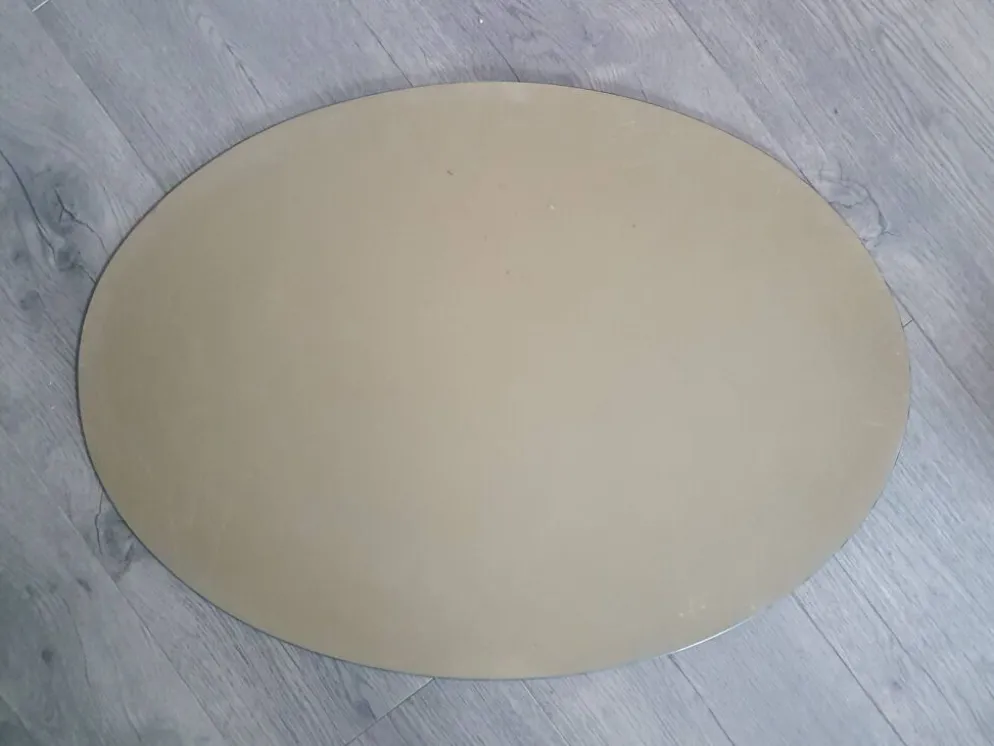 Miroir oval biseauté 60 42 vintage
