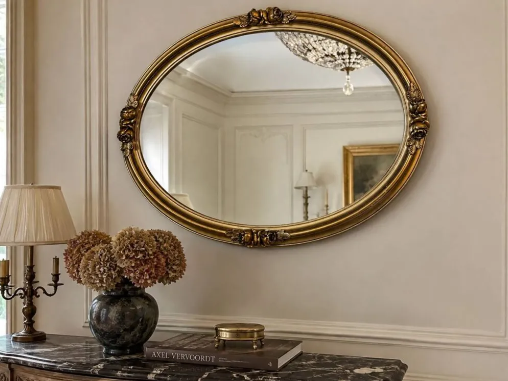 Miroir ovale