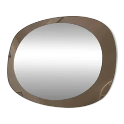 Miroir ovale années 70