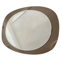 Miroir ovale années 70