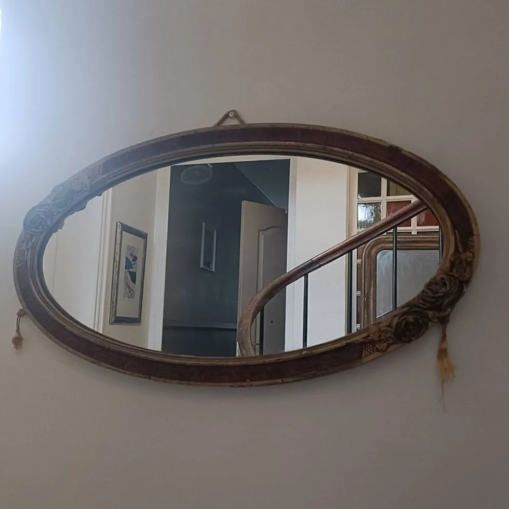 Miroir ovale Art Déco