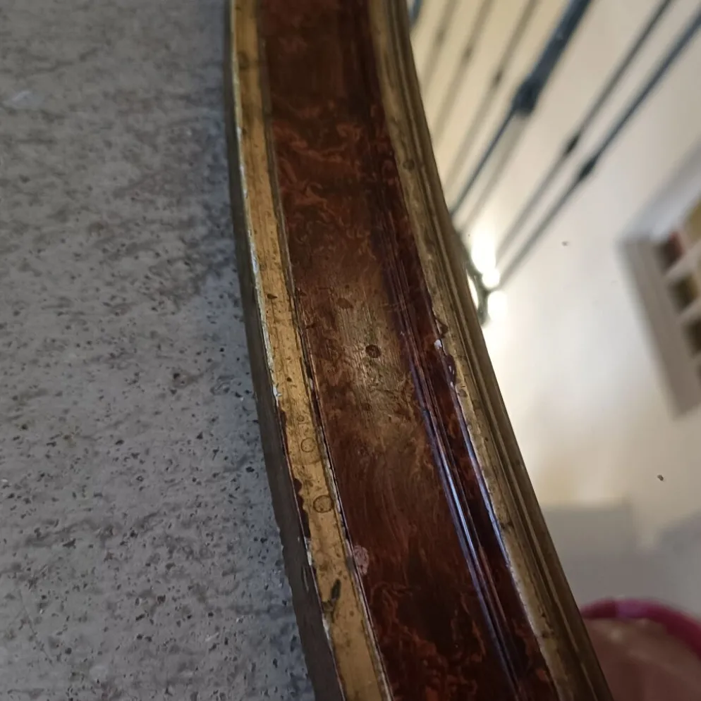 Miroir ovale Art Déco