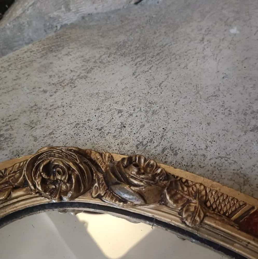 Miroir ovale Art Déco