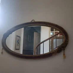 Miroir ovale Art Déco