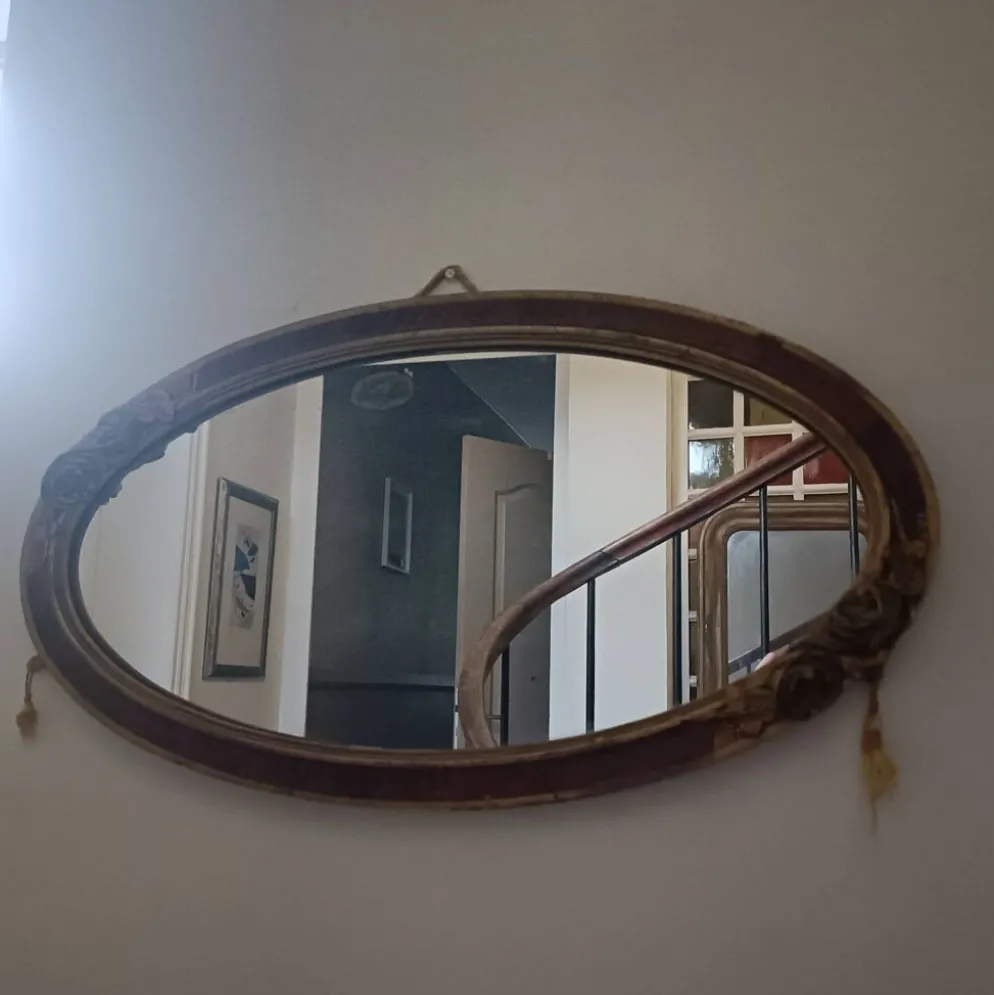 Miroir ovale Art Déco