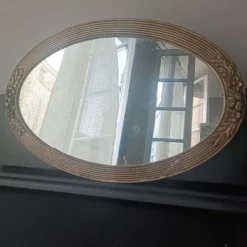 Miroir ovale Art Déco