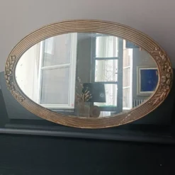Miroir ovale Art Déco