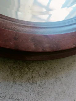Miroir ovale biseauté Art Déco