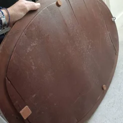 Miroir ovale biseauté Art Déco