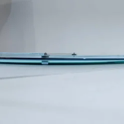Miroir ovale en verre biseauté vintage par A. Lupi pour Cristal Luxor, Italie 1970