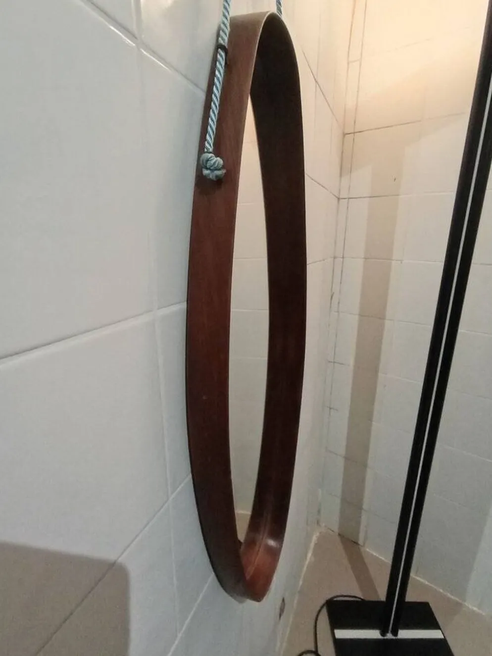 Miroir ovale vintage, années 1960