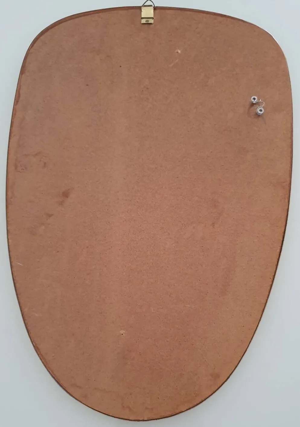 Miroir ovoïde vintage des années 1960