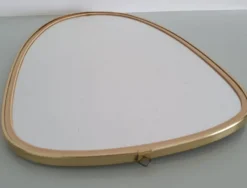 Miroir ovoïde vintage des années 1960