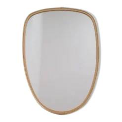 Miroir ovoïde vintage des années 1960