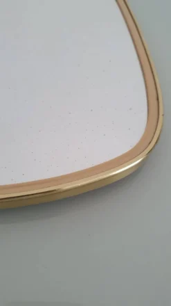Miroir ovoïde vintage des années 1960