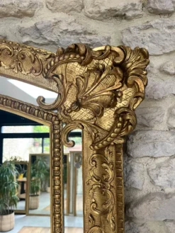 Miroir parceloses feuille d’or 244,5/142,5cm, glaces mercure,Louis XIV