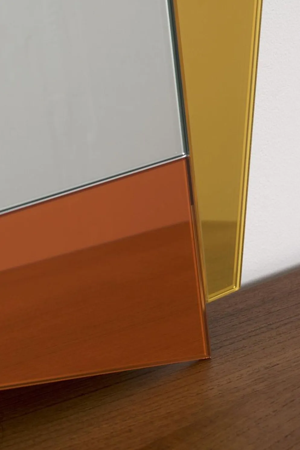 Miroir par Ettore Sottsass pour Glas Italia
