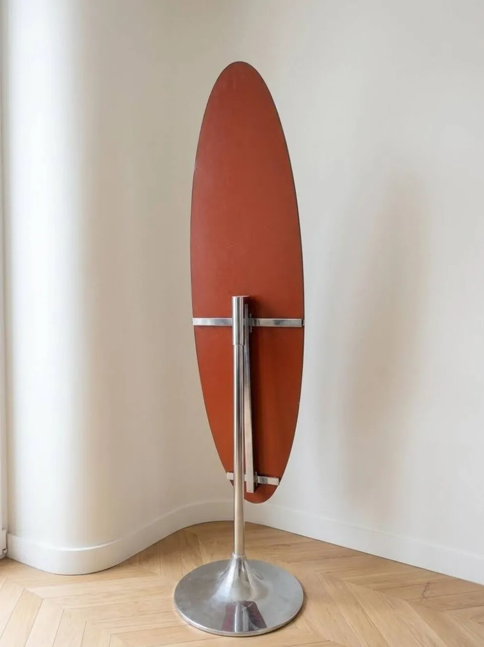 Miroir pivotant Space age / moderniste