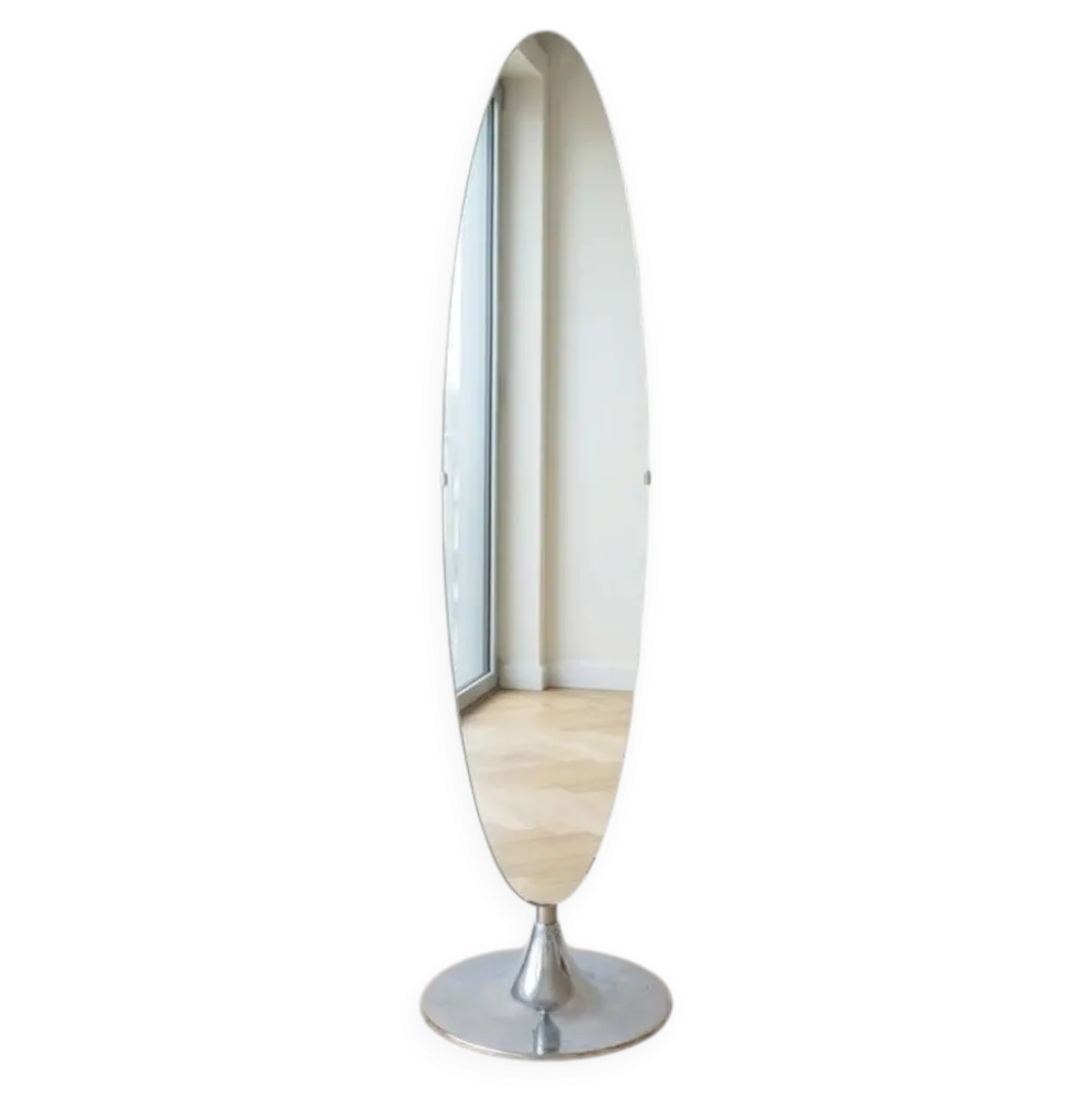 Miroir pivotant Space age / moderniste