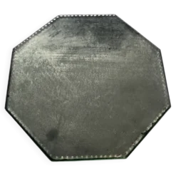 Miroir, plateau octogonal ancien