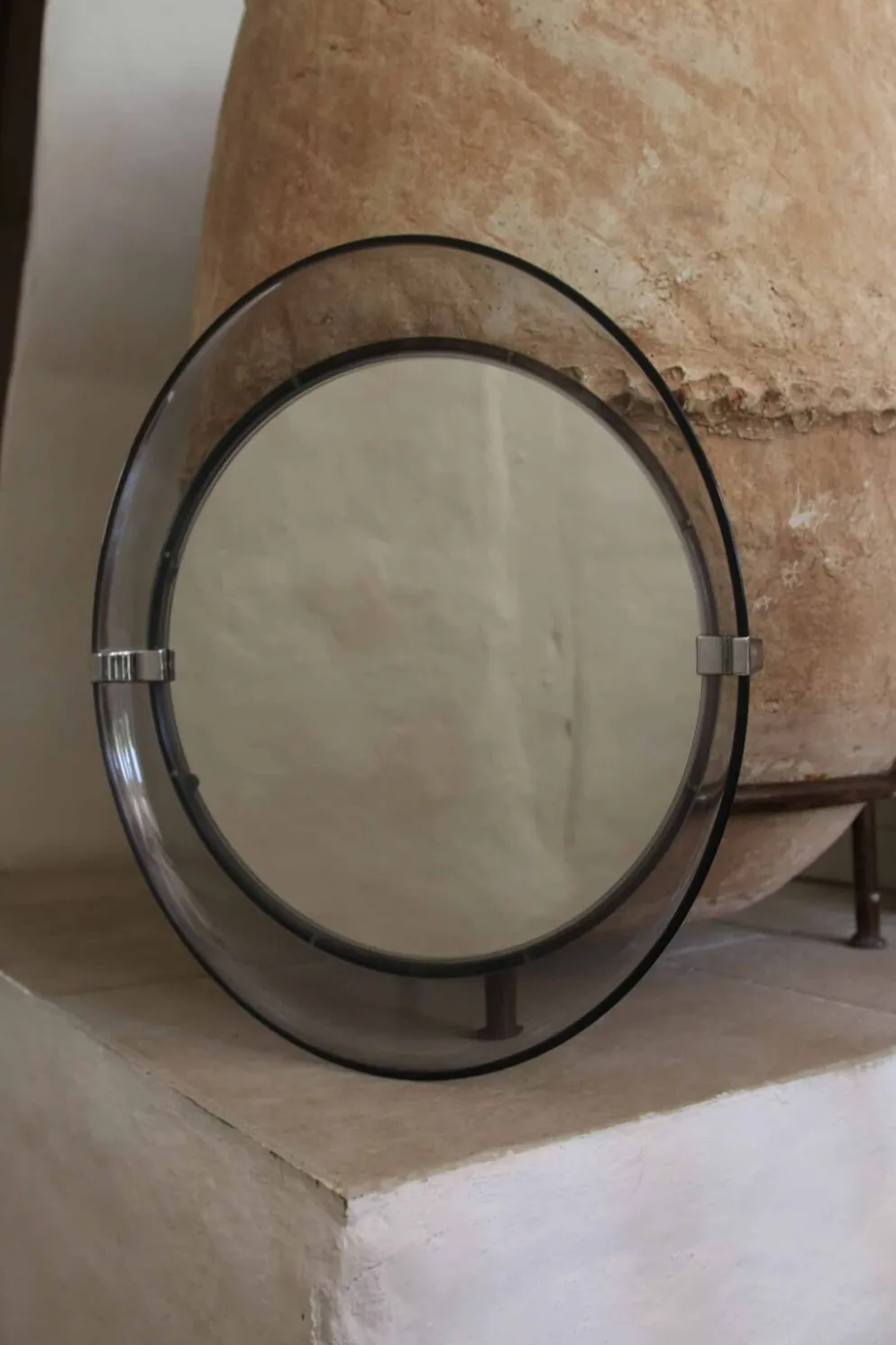 Miroir plexiglas fumé 1977