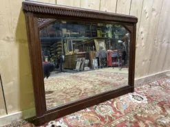 Miroir époque Art Déco en noyer