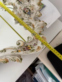 Miroir porcelaine style