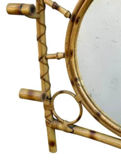 Miroir Portemanteau en Roitn des années 60 France