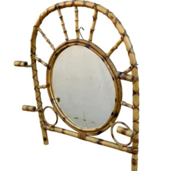 Miroir Portemanteau en Roitn des années 60 France