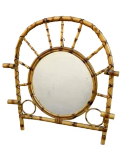 Miroir Portemanteau en Roitn des années 60 France