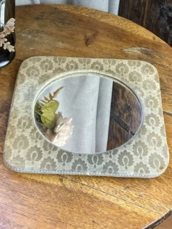Miroir à poser en velours
