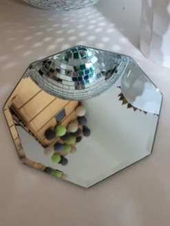Miroir à poser octogonal biseauté