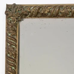 Miroir rectangulaire en cuivre style Arts & Crafts