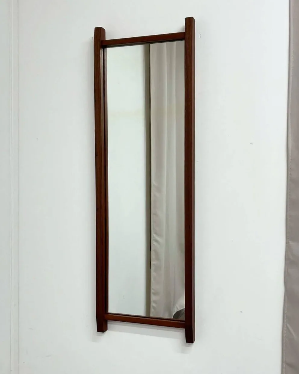 Miroir rectangulaire teck