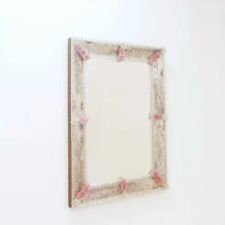 Miroir rectangulaire vénitien Murano - Début du 20ème siècle