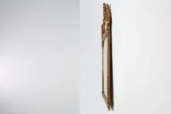 Miroir rococo-vénitien belge du XXe siècle en bois doré
