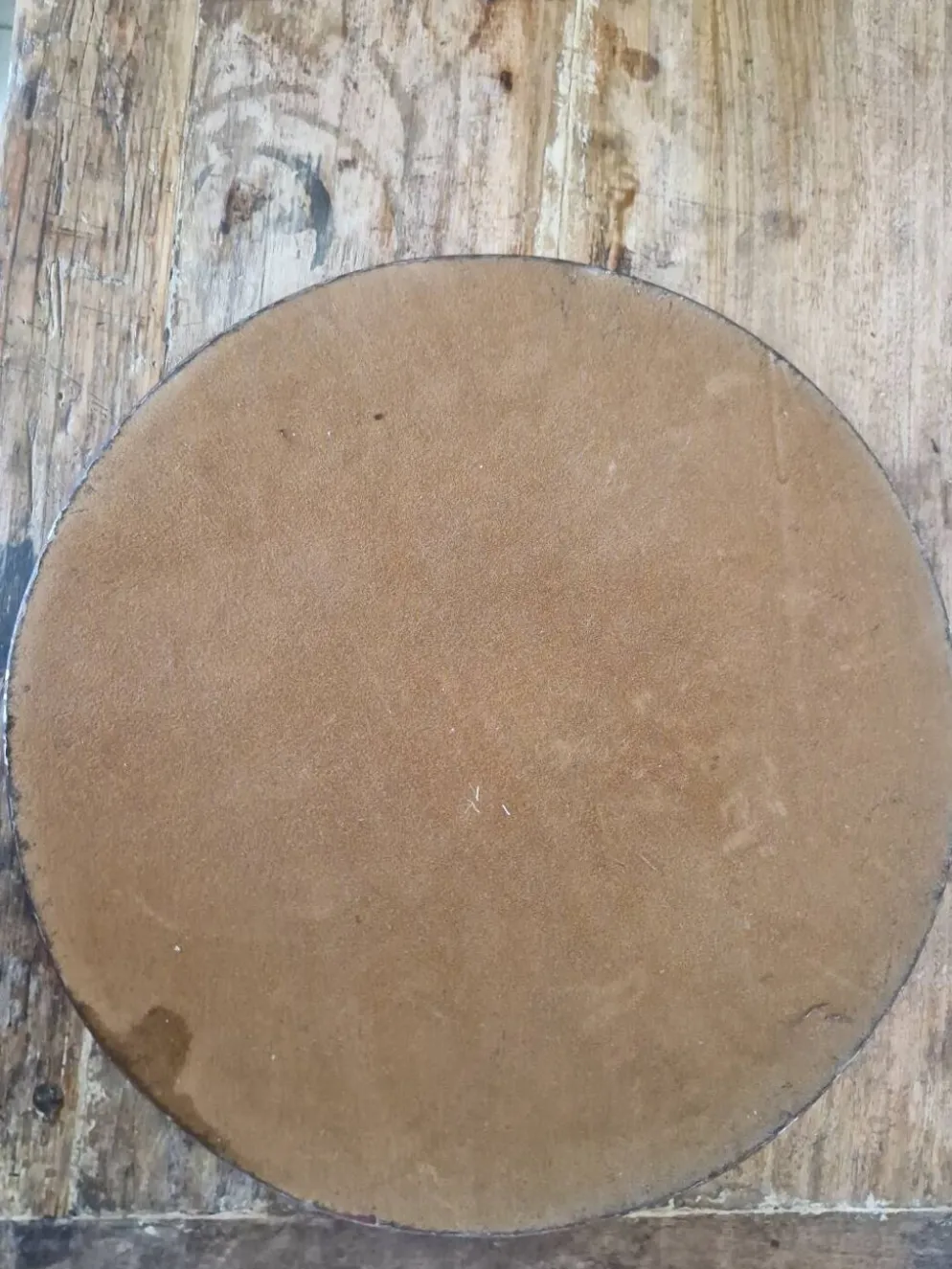 Miroir rond biseauté vintage