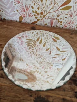 Miroir rond biseauté vintage