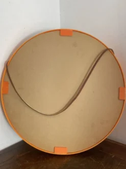 Miroir rond danois, en plastique, années 70