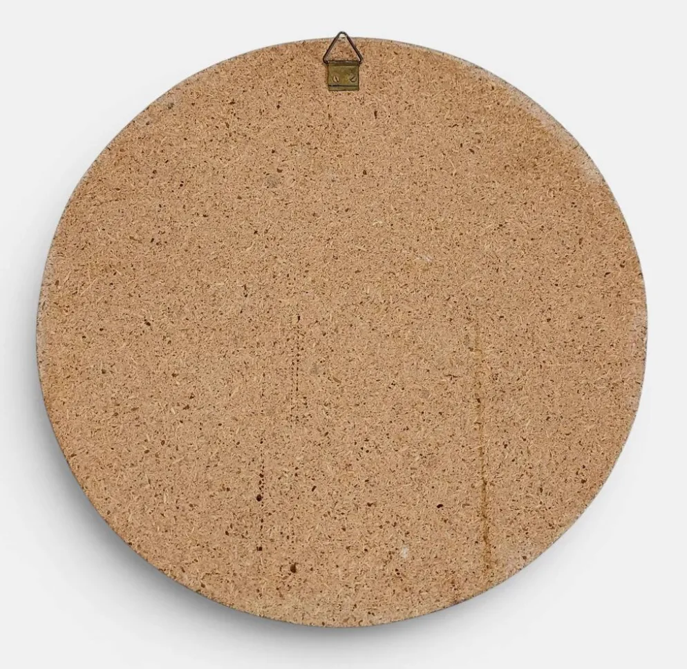 Miroir rond en mosaïque dans le style de Vallauris, France vers 1970