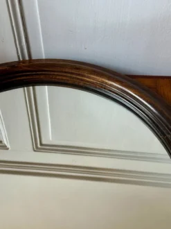Miroir rond minimaliste en bois