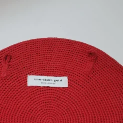Miroir Rond Mural Cadre Crochet Tricot Bohême