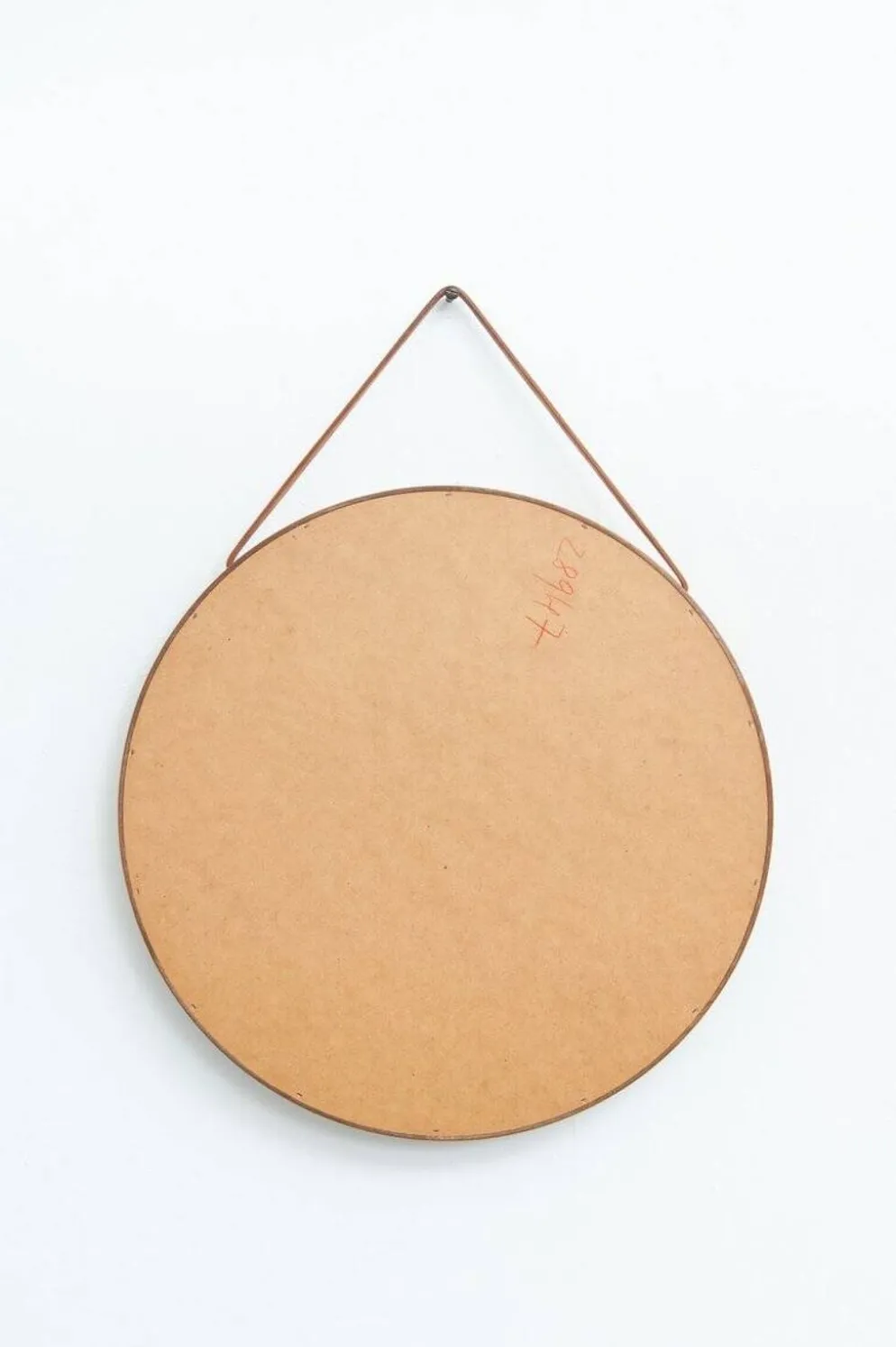 Miroir rond par Uno & Östen Kristiansson pour Luxus, années 1950.
