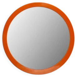 Miroir rond Space Age mid-century, années 1960