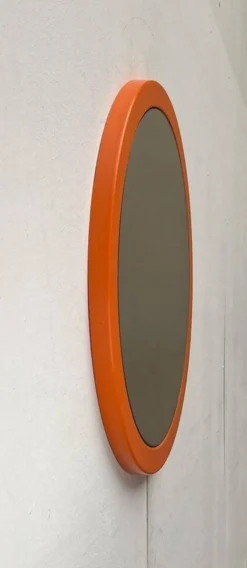 Miroir rond Space Age mid-century, années 1960