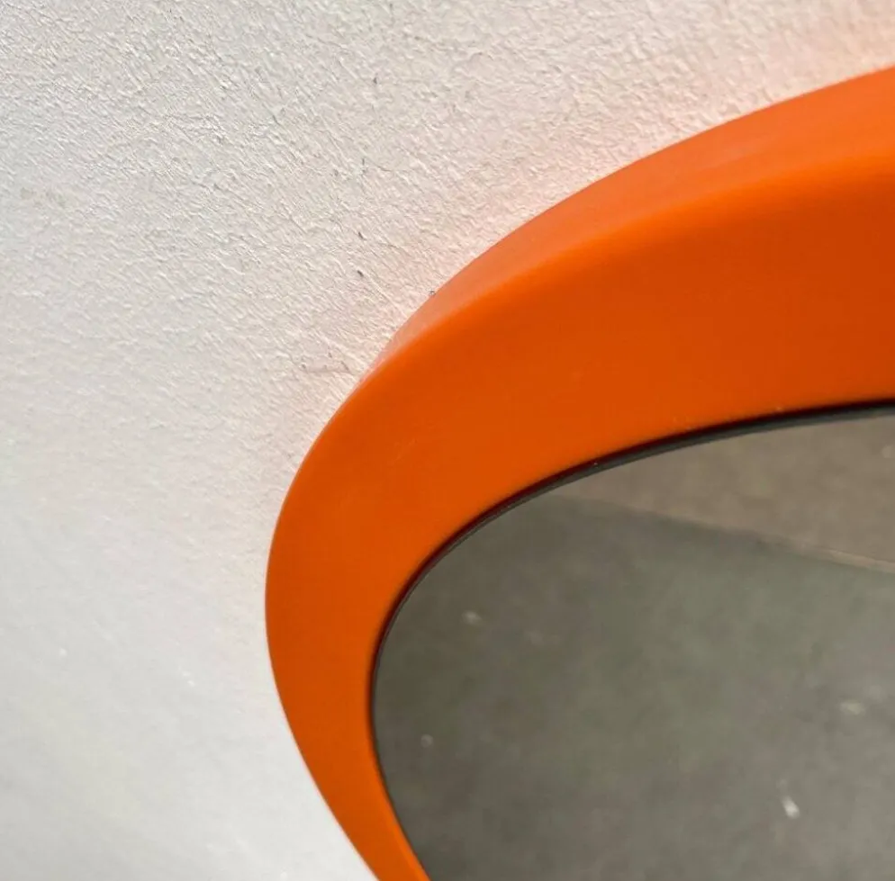 Miroir rond Space Age mid-century, années 1960
