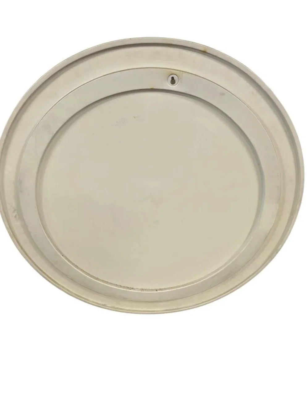 Miroir rond vintage beige style spatial / miroir mural