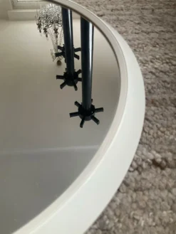 Miroir rond vintage des années 70